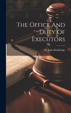 Cover The Office And Duty Of Executors