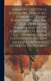 Sommario Di Tutte Le Scienze, Del Clariss. Sig. Domenico Delfino Nobile Venetiano, Dal Quale Si Possono Imparar Molte Cose Appartenenti Al Viuere Huma