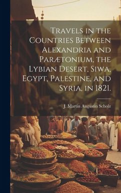 Cover Travels in the Countries Between Alexandria and Parætonium, the Lybian Desert, Siwa, Egypt, Palestine, and Syria, in 1821.