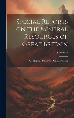 Cover Special Reports on the Mineral Resources of Great Britain; Volume 25