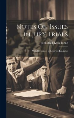 Cover Notes On Issues in Jury Trials: With References to Reported Examples