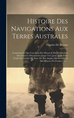 Cover Histoire Des Navigations Aux Terres Australes