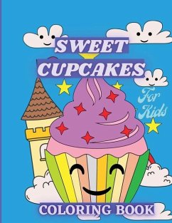 Cover Sweet Cupcakes Coloring Book For Kids