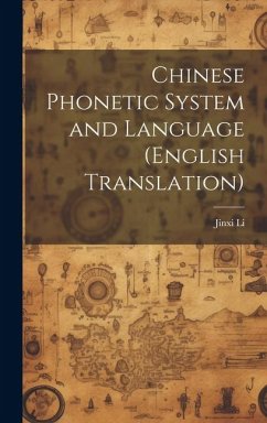 Cover Chinese Phonetic System and Language (English Translation)