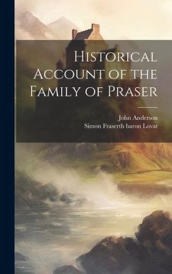 Cover Historical Account of the Family of Praser
