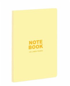 Cover Teneues - A5 Notebook: Pastel Yellow, 140 Lined Pages, Raw Sewn Spine, Lays Flat