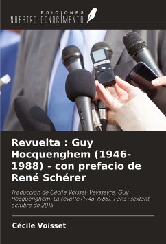 Revuelta : Guy Hocquenghem (1946-1988) - con prefacio de René Schérer - Voisset, Cécile