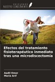 Efectos del tratamiento fisioterapéutico inmediato tras una microdiscectomía