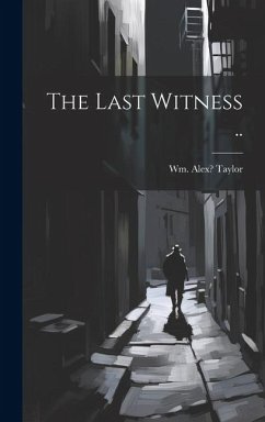 Cover The Last Witness ..