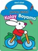 Cantali Renkli Kolay Boyama - Mavi kitap