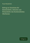 Beitrag zur Kenntniss der Kieselschiefer, Adinolen und Wetzschiefer des Nordwestlichen Oberharzes