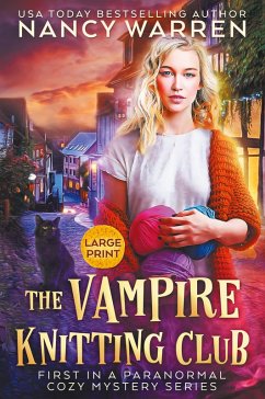 Cover The Vampire Knitting Club (Large Print)