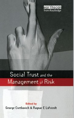 Cover Social Trust and the Management of Risk