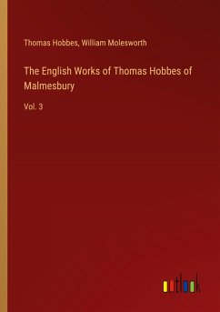 Cover The English Works of Thomas Hobbes of Malmesbury