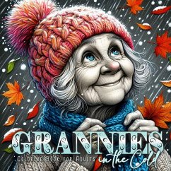 Cover Grannies in the Cold Coloring Book for Adults