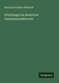 Cover Streitfragen im deutschen Genossenschaftsrecht