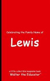 Celebrating the Family Name of Lewis