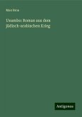 Unambo: Roman aus dem jüdisch-arabischen Krieg