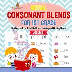 Cover Initial Consonant Blends for 1st Grade Volume I - Reading Book for Kids   Children's Reading and Writing Books