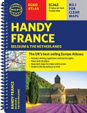 Philip's Handy Road Atlas France, Belgium and The Netherlands