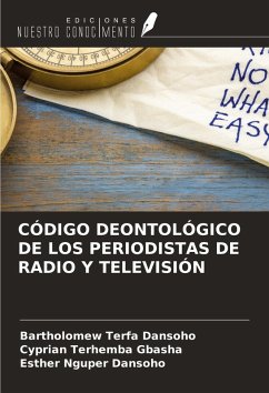 Cover CÓDIGO DEONTOLÓGICO DE LOS PERIODISTAS DE RADIO Y TELEVISIÓN