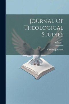 Journal Of Theological Studies; Volume 4 Cover Journal Of Theological Studies; Volume 4
