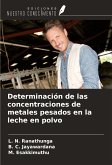 Determinación de las concentraciones de metales pesados en la leche en polvo