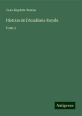 Histoire de l'Académie Royale