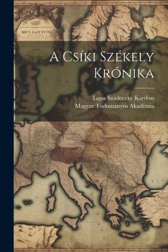 Cover A Csíki Székely Krónika