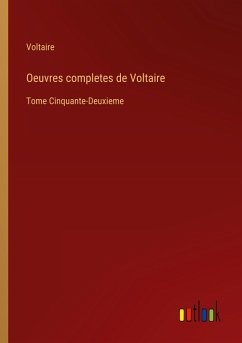 Cover Oeuvres completes de Voltaire