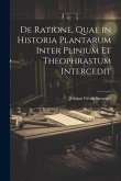 De Ratione, Quae in Historia Plantarum Inter Plinium Et Theophrastum Intercedit De Ratione, Quae in Historia Plantarum Inter Plinium Et Theophrastum Intercedit