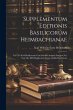 Supplementum Editionis Basilicorum... - Bild 1
