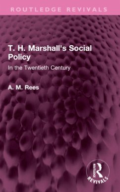 Cover T. H. Marshall's Social Policy