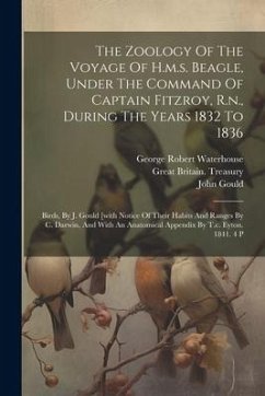 Cover The Zoology Of The Voyage Of H.m.s. Beagle, Under The Command Of Captain Fitzroy, R.n., During The Years 1832 To 1836