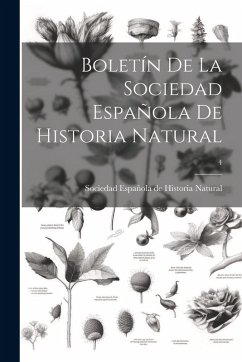 Cover Boletín de la Sociedad Española de Historia Natural; 4