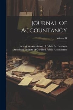 Journal Of Accountancy; Volume 34