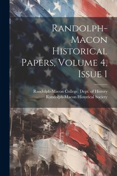 Cover Randolph-macon Historical Papers, Volume 4, Issue 1
