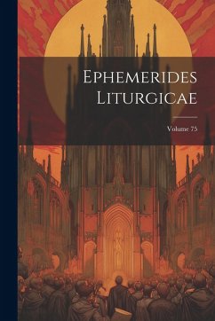 Cover Ephemerides Liturgicae; Volume 75