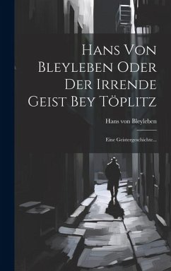 Cover Hans Von Bleyleben Oder Der Irrende Geist Bey Töplitz: Eine Geistergeschichte...