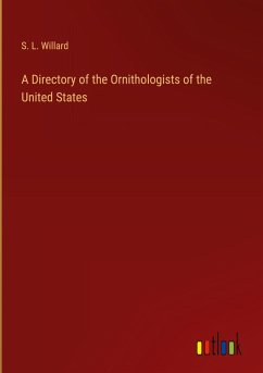 Cover A Directory of the Ornithologists of the United States