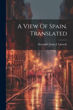Cover A View Of Spain. Translated