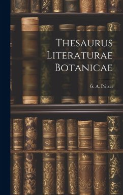 Cover Thesaurus Literaturae Botanicae