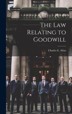 Cover The Law Relating to Goodwill
