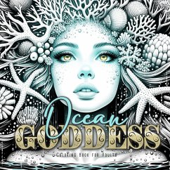 Cover Ocean Goddess Coloring Book for Adults
