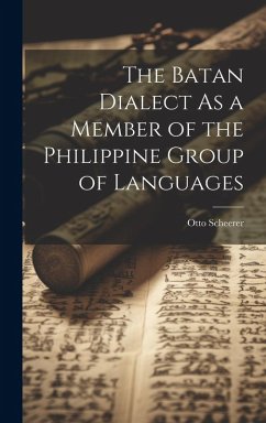Cover The Batan Dialect As a Member of the Philippine Group of Languages