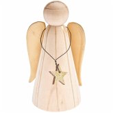 Holz-Engel mit Stern, FSC 100%