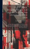 Coup D'oeil Philosophique Sur Le Pays Occupé Par Les Cosaques Du Don Coup D'oeil Philosophique Sur Le Pays Occupé Par Les Cosaques Du Don