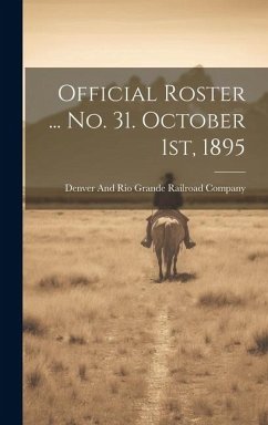 Cover Official Roster ... no. 31. October 1st, 1895
