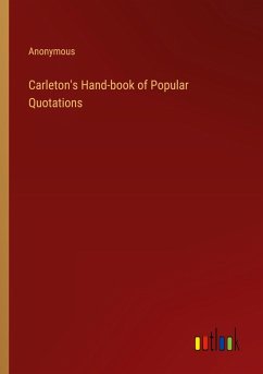 Cover Carleton's Hand-book of Popular Quotations