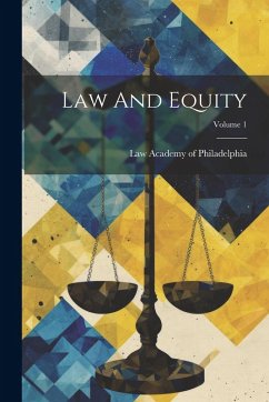 Cover Law And Equity; Volume 1
